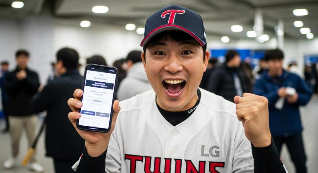 한국시리즈 티켓 예매 성공